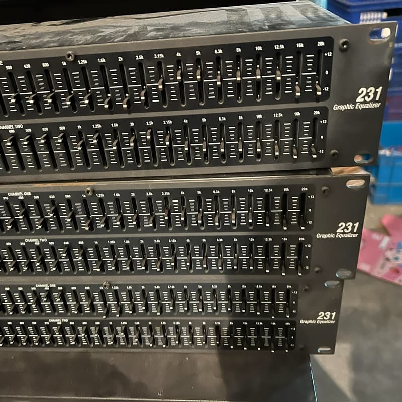 DBX 231专业均衡器4台打包，双31段，原装正品无修，正--议价商品