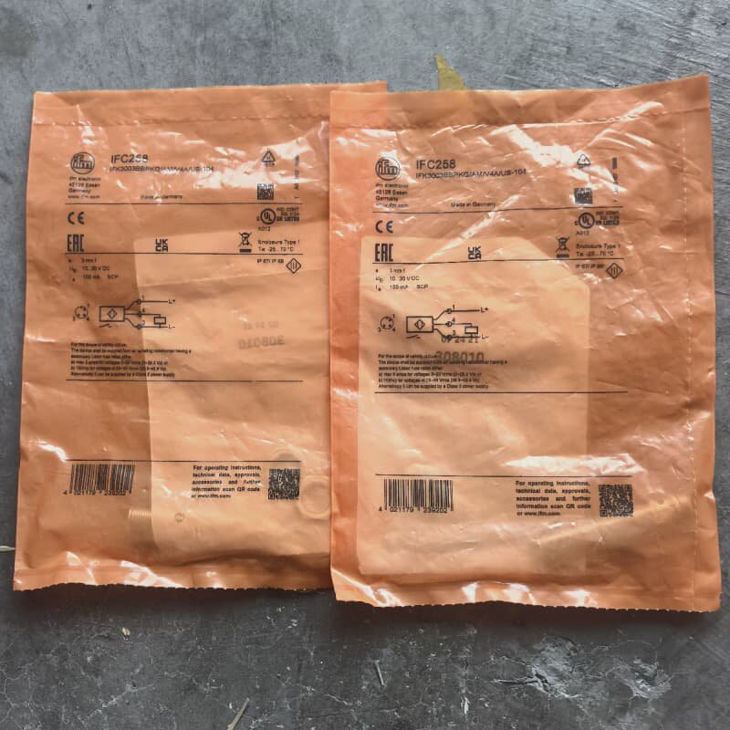 易福门IFC258全新原装现货,库存未拆封,数量两只实物图--议价商