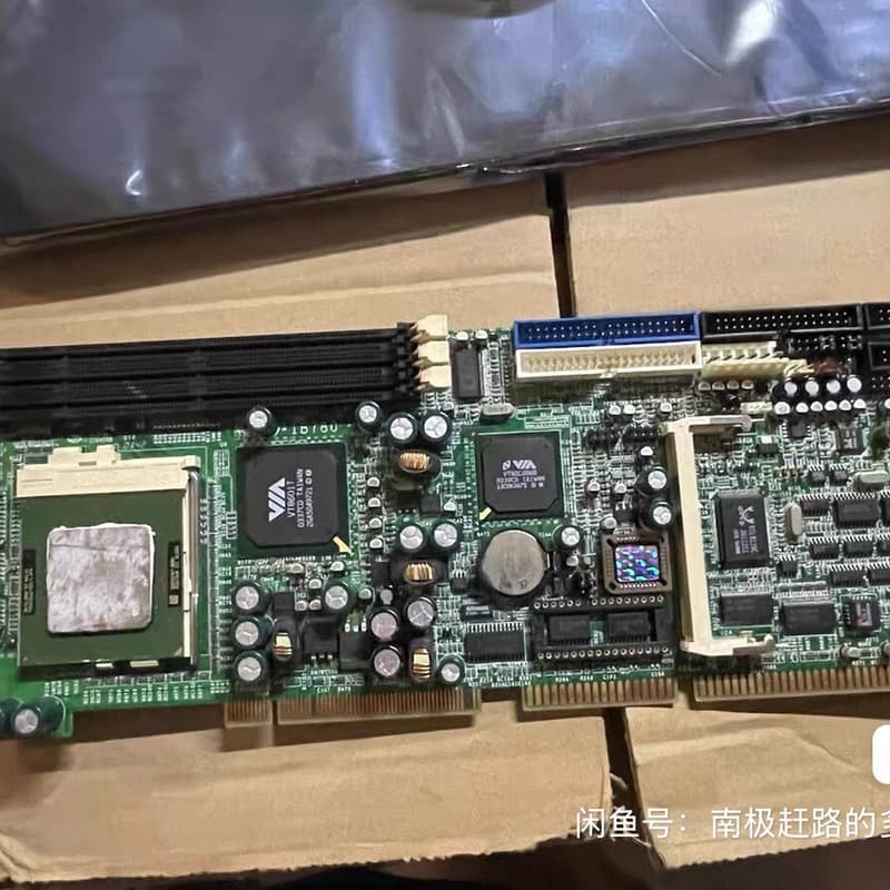 拆机广积IB780 全长工控主板双网口 带cpu内存成色不错--议价商品