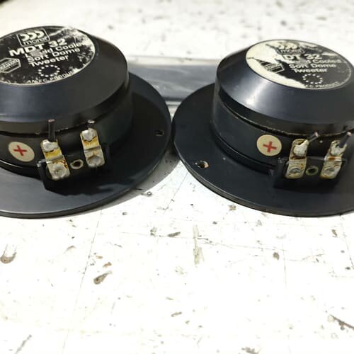 Morel/魔雷MDT32 高音喇叭一对，面板直径104mm--议价商品