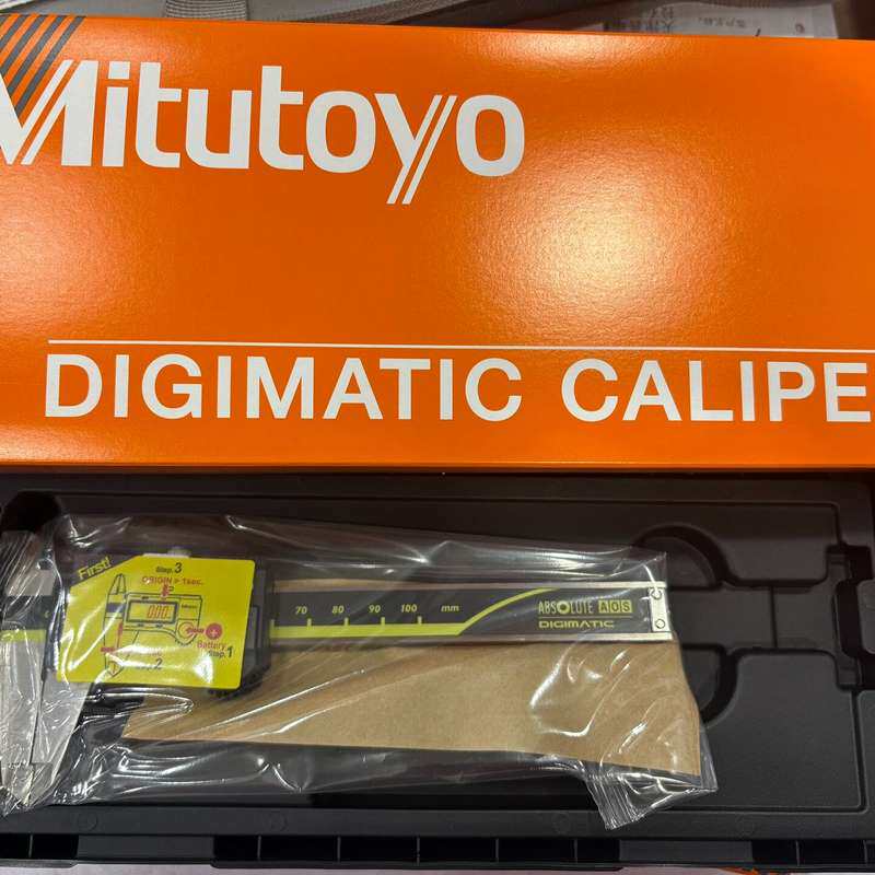三丰0-100mm数显卡尺500-180-30全新未拆封。保--议价商品