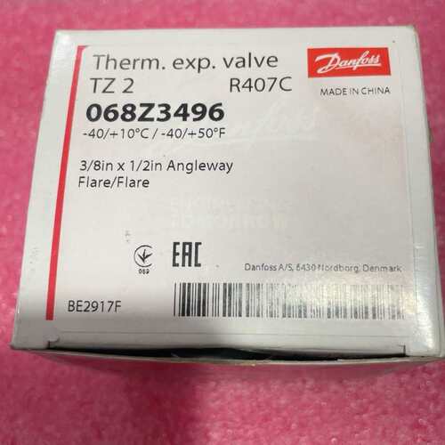 丹佛斯TZ2 068Z3496 R407C热力膨胀阀3/8i--议价商品