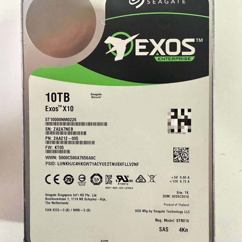 希捷 10T SAS 3.5 ST10000NM0226 原--议价商品