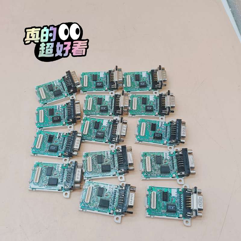 FX3U-232-BD三菱PLC通讯模块包邮顺丰9成新，原装--议价商品