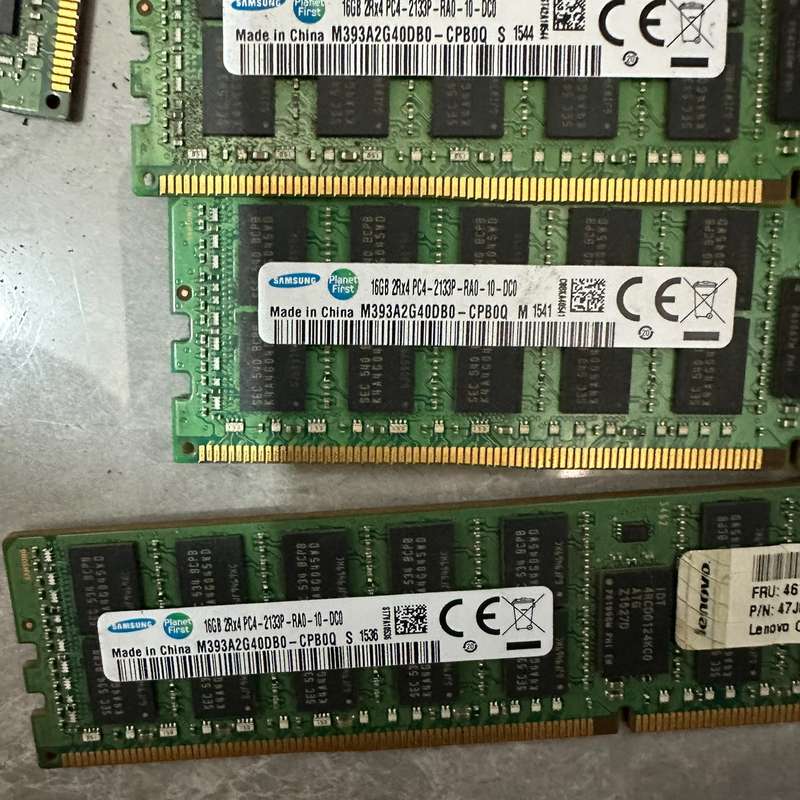 三星服务器内存条 16G DDR4 2133 ECC REG--议价商品