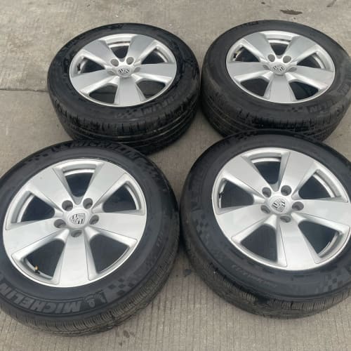 保时捷卡宴途锐19寸轮胎钢圈米其林轮胎275/50R19,2--议价商品