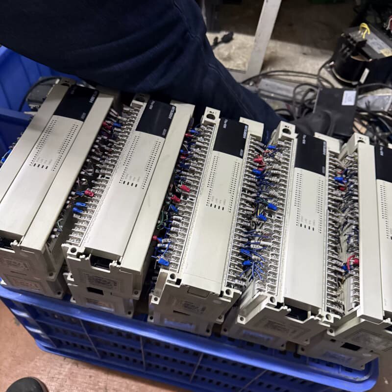 拆机4条二手三菱PLC，FX3U-128MT/ES-A--议价商品