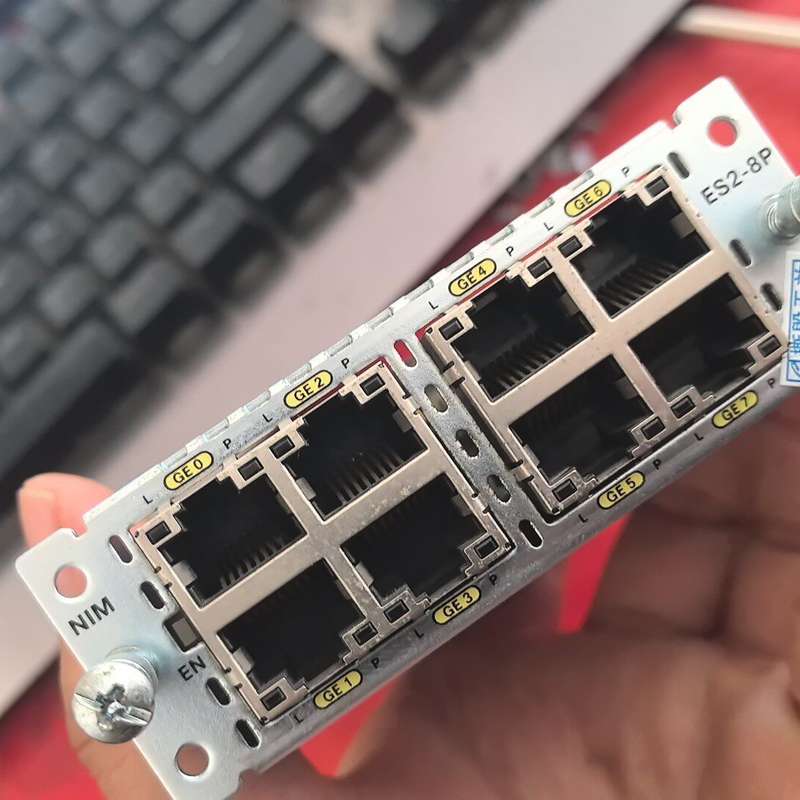 思科Cisco NIM-ES2-8-P 拆机模块卡 带来PO--议价商品