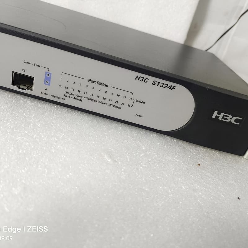 二手 H3C S1324F 24口千兆交换机,2千兆光口,机--议价商品