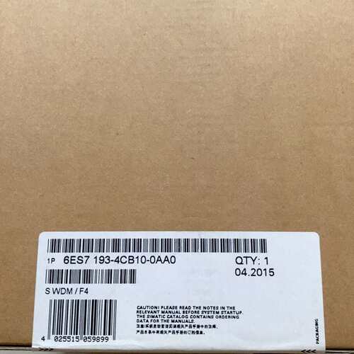 西门子模块6ES7 193-4CB10-0AA0，全新未拆封--议价商品