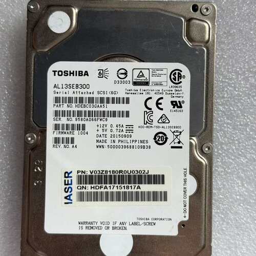 浪潮 Toshiba 纯东芝 AL13SEB600 AL1--议价商品