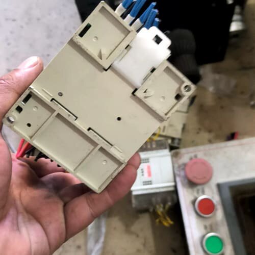 三菱PLC FX3SA-20MT，拆机件，实物拍摄，成色直接--议价商品
