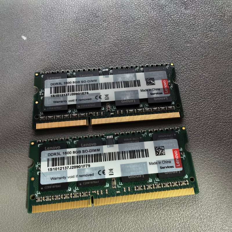 联想DDR3L 1600 8GB SO-DIMM内存条 2条--议价商品