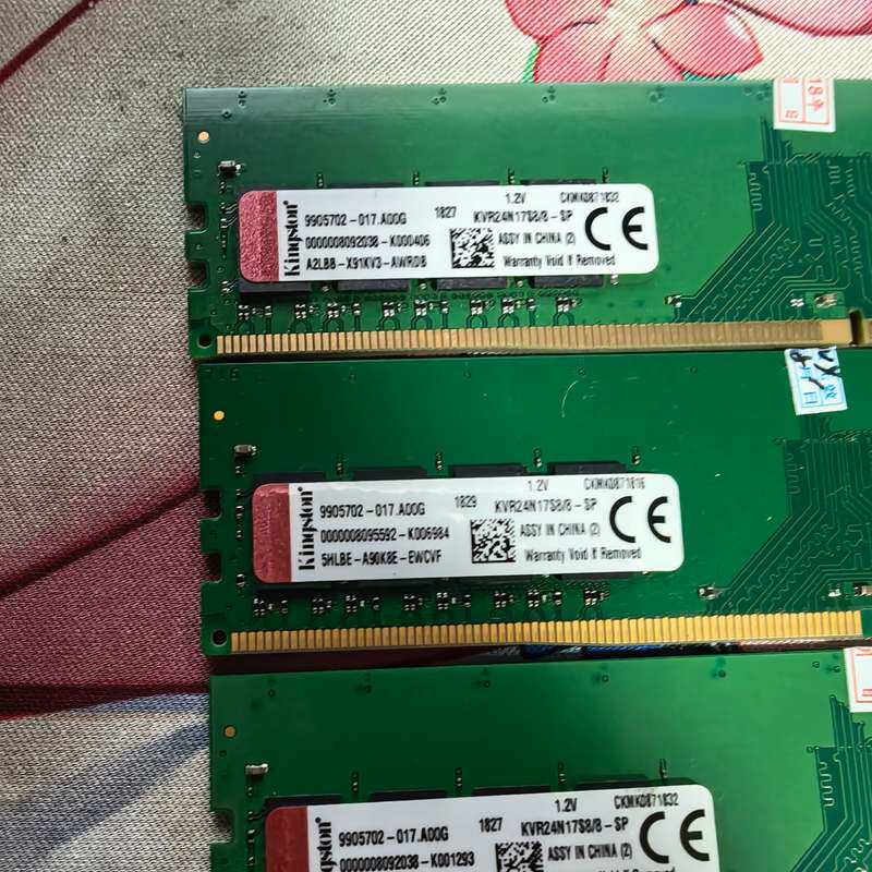 金士顿DDR4 8G内存条 KVR24N17S8/8-SP--议价商品