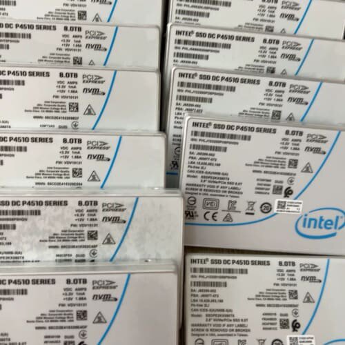 出英特尔P4510 8TB U.2固态硬盘，健康度100%企--议价商品