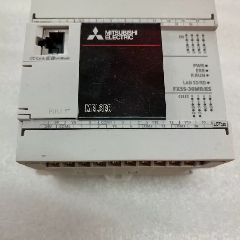 PLC三菱FX5S-30MR/ES原装二手,成色漂亮,功能包--议价商品
