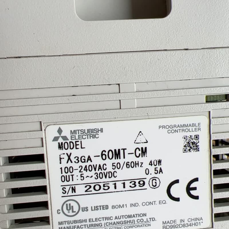 拆机三菱PLC,FX3GA-60MT-CM,实物拍摄,--议价商品