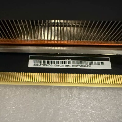 华硕RTX2080Ti 11G雪豹显卡 几乎全新 功能完好。--议价商品