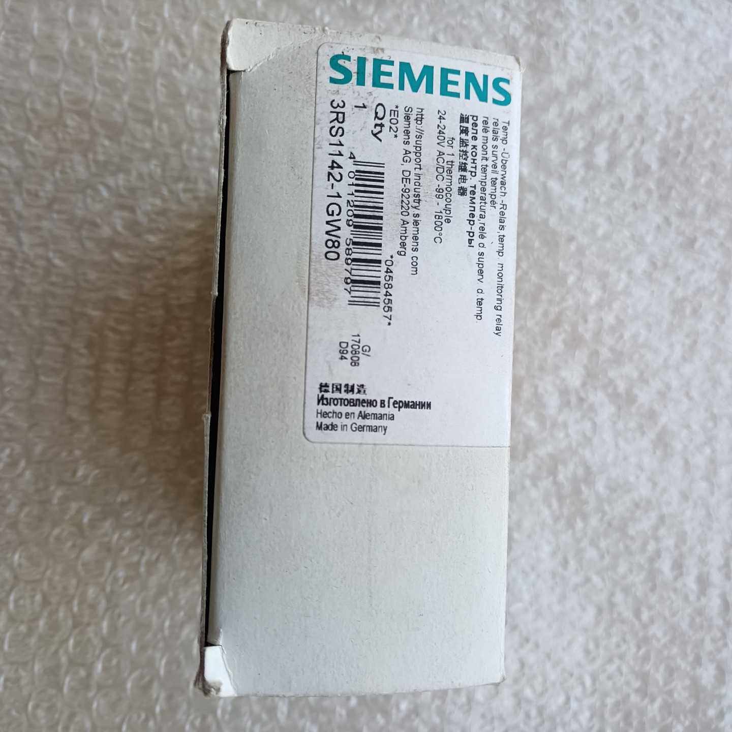 议价--J242*西门子SIEMENS温度监控继电器3RS1142-