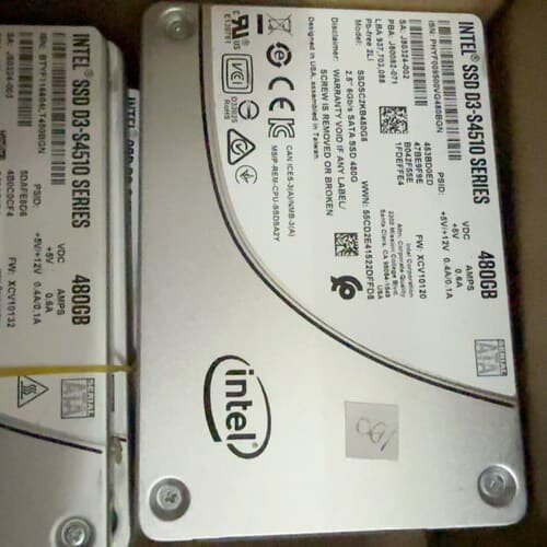 英特尔S4610 S4510 480G 版本企业级固态硬盘，--议价商品