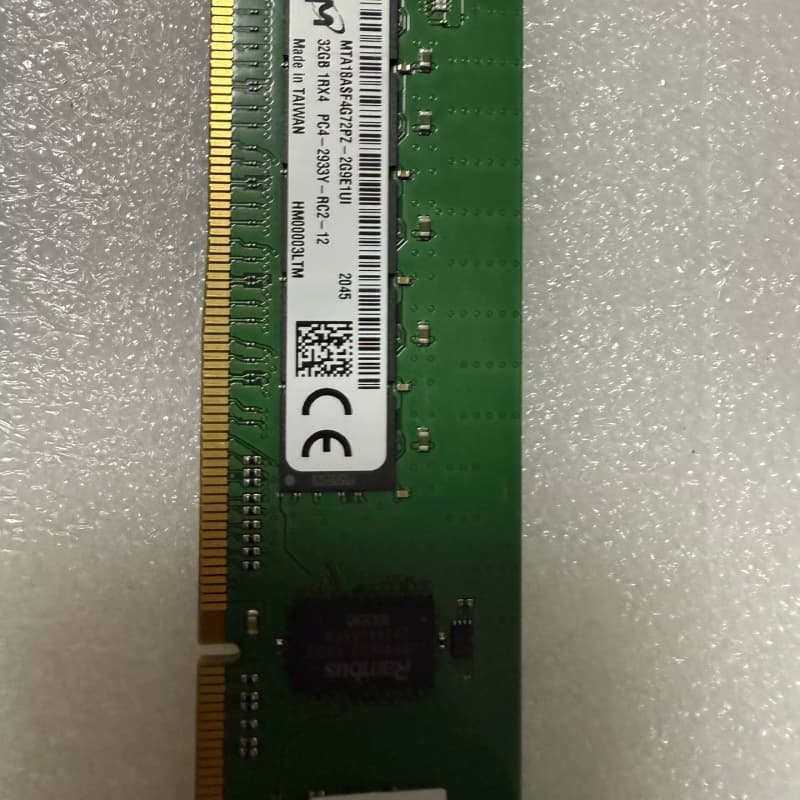 镁光32GB DDR4服务器内存,全新未使用,2933MHz--议价商品