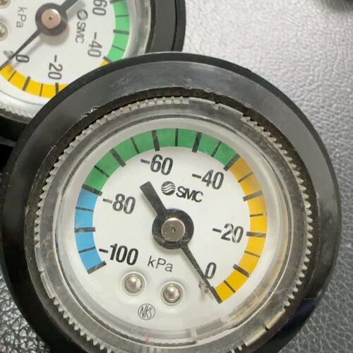 SMC负压表真空100kpa，真空表指针GZ46-K，几乎全--议价商品