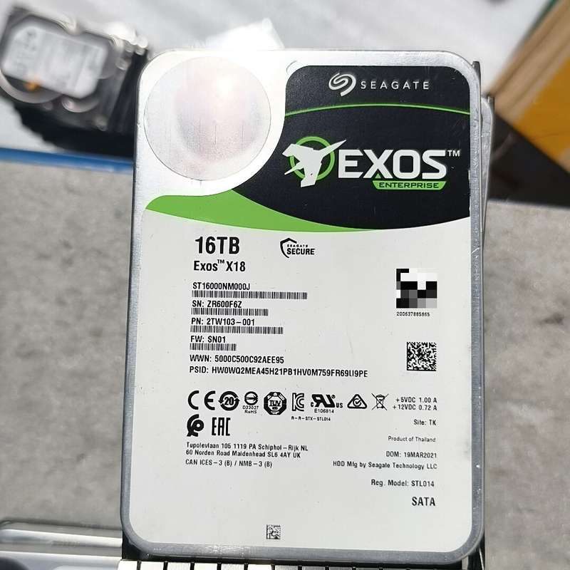 希捷16T银河企业级硬盘，ST16000NM000J，--议价商品图片