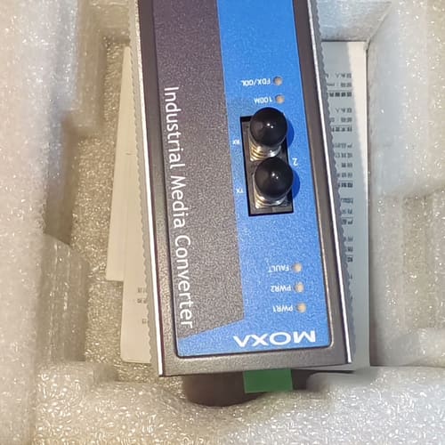 摩莎MOXA光电转换器 型号:IMC-101-M-ST实物拍--议价商品