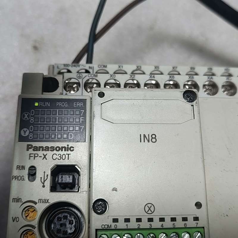 松下PLC FP-X C30T主机，带扩展模块FP-X E1--议价商品