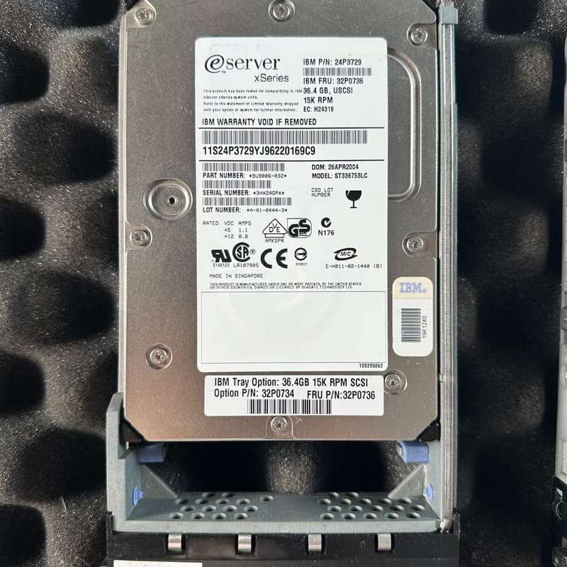 IBM服务器拆机硬盘 36.4GB,eserver xSer--议价商品