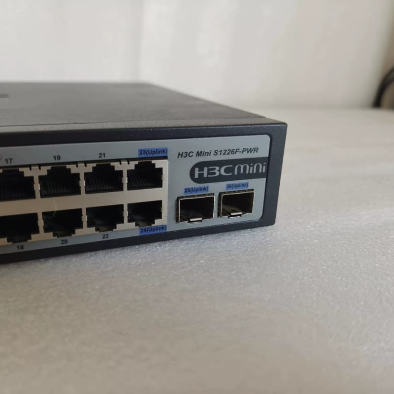 二手 H3C Mini S1226F-PWR 24口千兆PO--议价商品