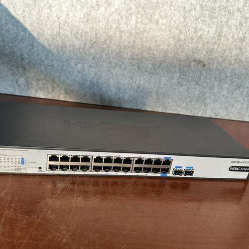 H3C。S1224F。新款交换机。24口全千兆。测试好发货--议价商品