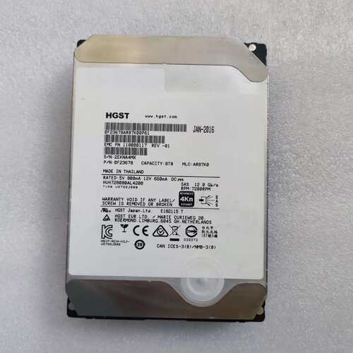 日立 8T SAS 12GB 7200转企业级硬盘--议价商品