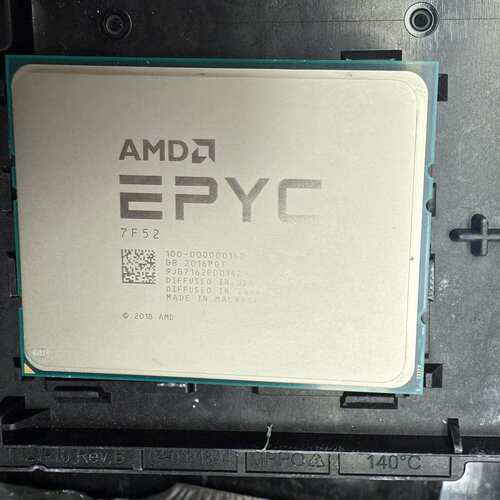 AMD EPYC 7F52霄龙CPU，拆机无锁正式版，24核--议价商品