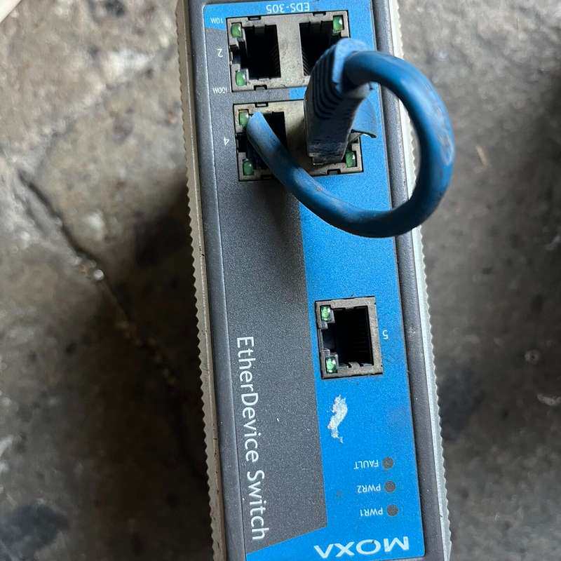 MOXA摩莎交换机EDS-305 拆机包功能，拍下包邮--议价商品