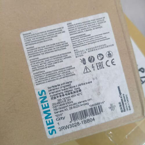 SIEMENS/西门子 3RW3028-1BB04软启动器--议价商品