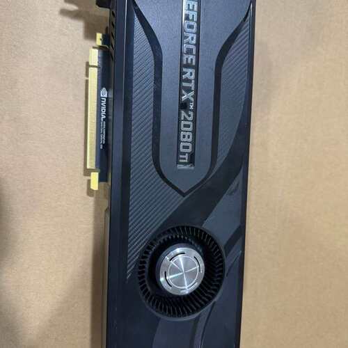 索泰公版RTX2080Ti 11G显卡，涡轮散热，功能完好。--议价商品