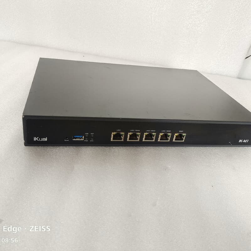 二手 ikuai IK-M1 千兆企业级流控路由器 实物图--议价商品