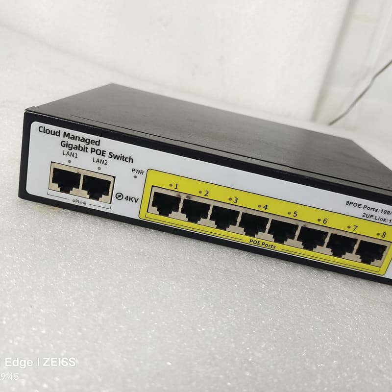 二手 HY-GPS208 V6 8口全千兆poe供电交换机--议价商品