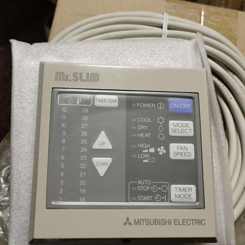 原装三菱电机空调按键控制显示面板器12针 三菱线控器--议价商品