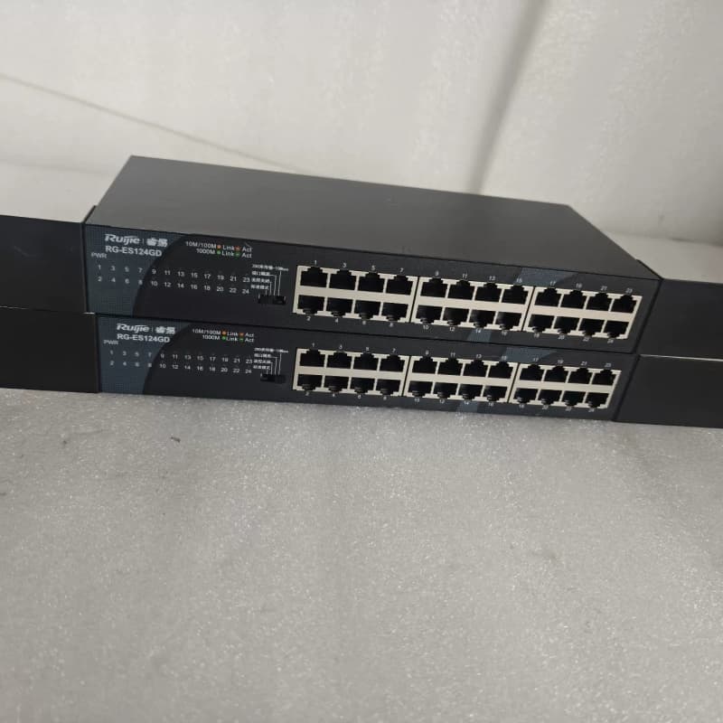 二手锐捷睿易 RG-ES124GD 24口千兆交换机--议价商品
