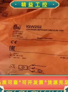 IIW202易福门原装IGW202IGS204IF55--议价商品