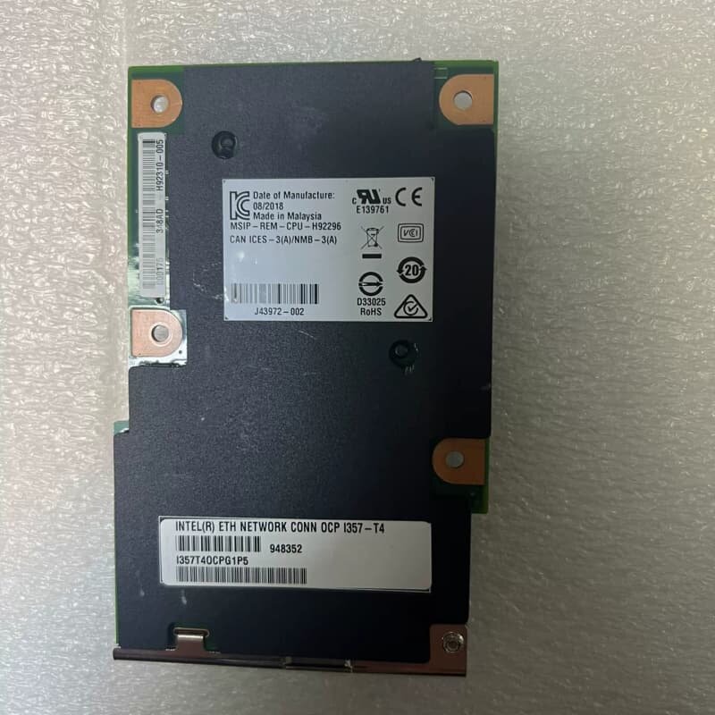 二手原装 Intel OCP I357-T4网卡 功能包好--议价商品