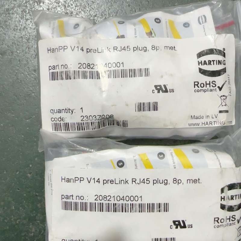 HARTING哈丁RJ45金属网络接头,--议价商品