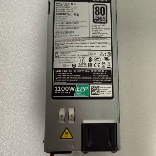 戴尔1100W EPP服务器电源,适用R630 R730 R--议价商品