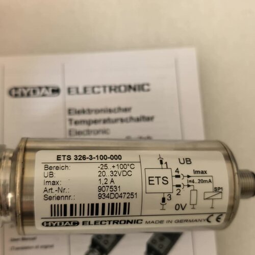 全新原装HYDAC贺德克 ETS326-3-100-000--议价商品