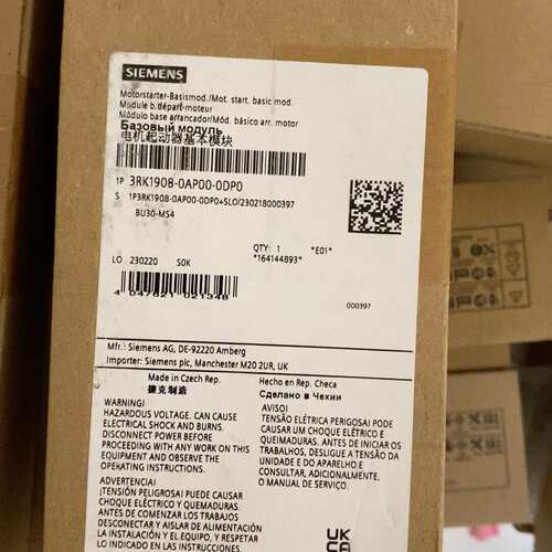全新原装西门子3RK1908-0AP00-0DP0电机起动器--议价商品