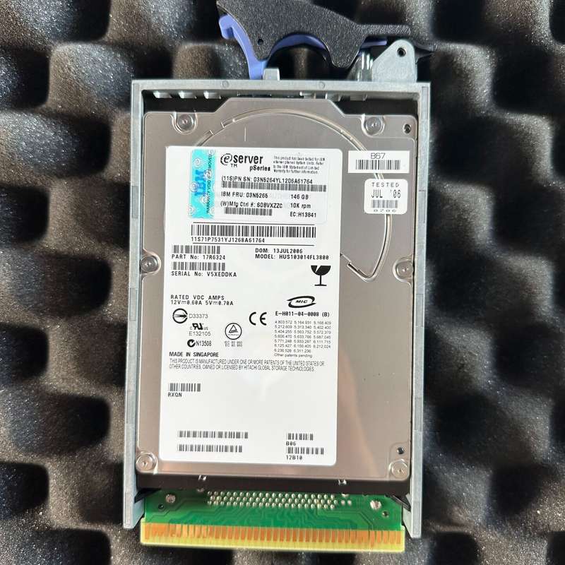 IBM eSERVER 73G 10K U320 68针SC--议价商品