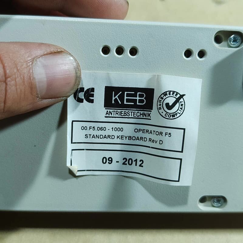 KEB变频器操作面板00.F5.060-1000,二手拆机,--议价商品