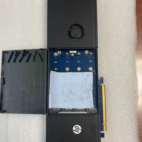 HP工作站4路M.2 NVME SSD硬盘扩展转接卡raid--议价商品